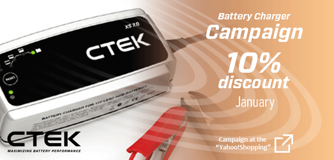 バッテリーチャージャー10%OFF