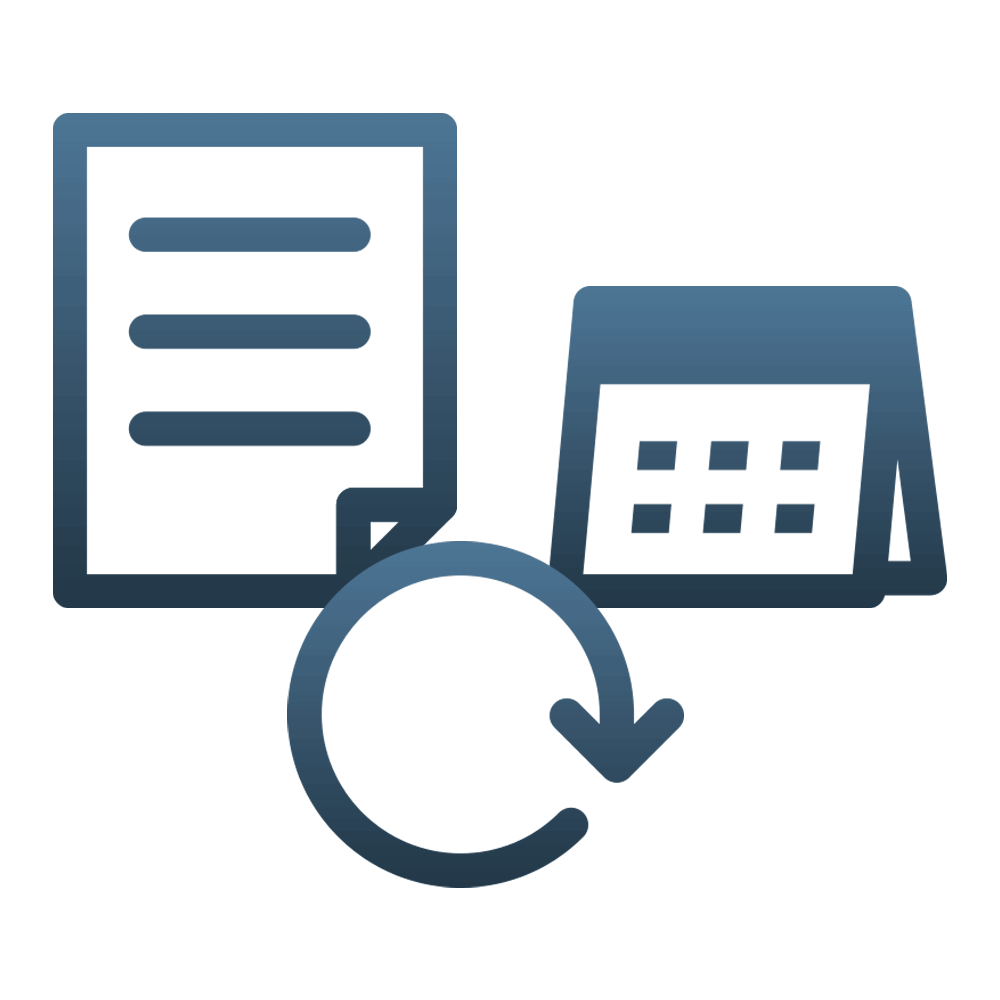 更新・補充のサイクルで長期契約